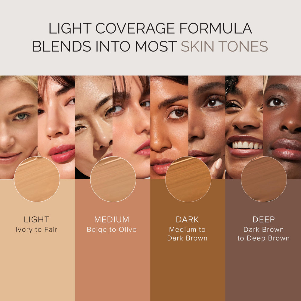 Shade Deep swatch illustrating deeper tone with seamless blend.