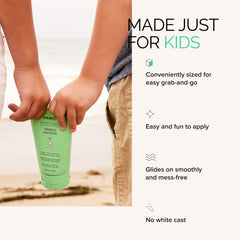 MDSolarSciences Mineral KidCreme SPF 50 rubs in clear for active play