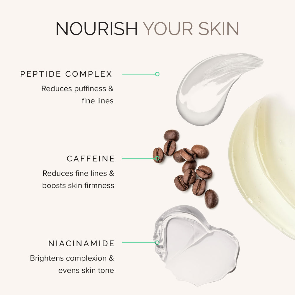 Texture swirl of MDSolarSciences Revitalizing Eye Gel indicates hydrating, gentle care