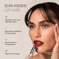 MDSolarSciences shea avocado jojoba oil blend close-up on balm nourishing skin.