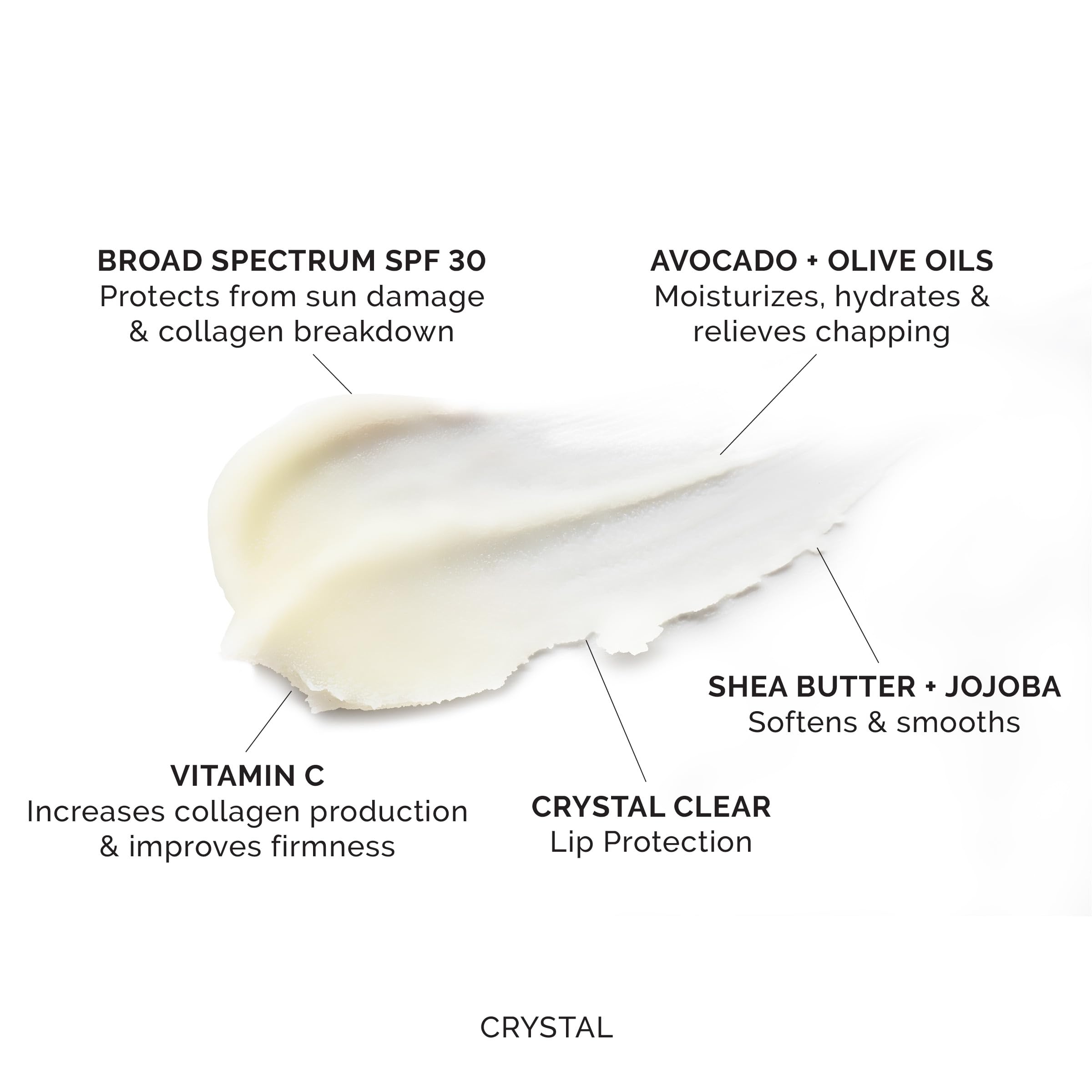 MDSolarSciences lip balm applicator close-up showing sheer color and hydration