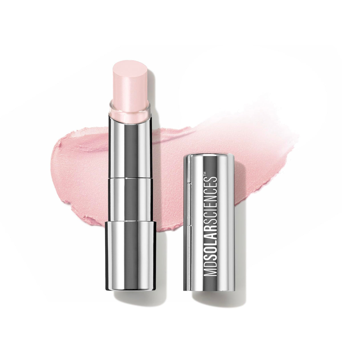 MDSolarSciences tinted SPF30 lip balm tube delivers hydrating color.
