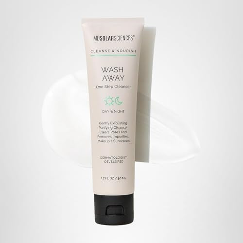 MDSolarSciences Wash Away Cleanser texture-closeup, soft non-stripping cleanse.