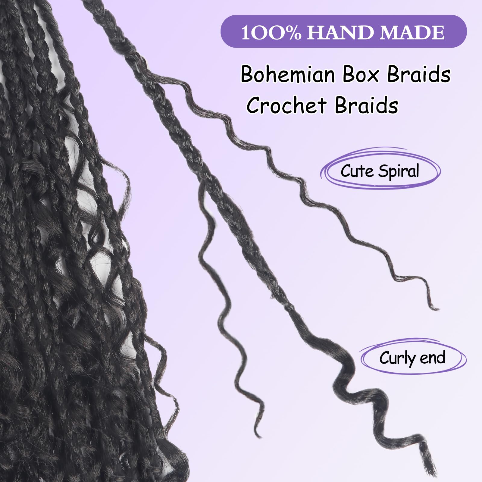 Mebeli Goddess box braids color-options display vibrant hues for customization