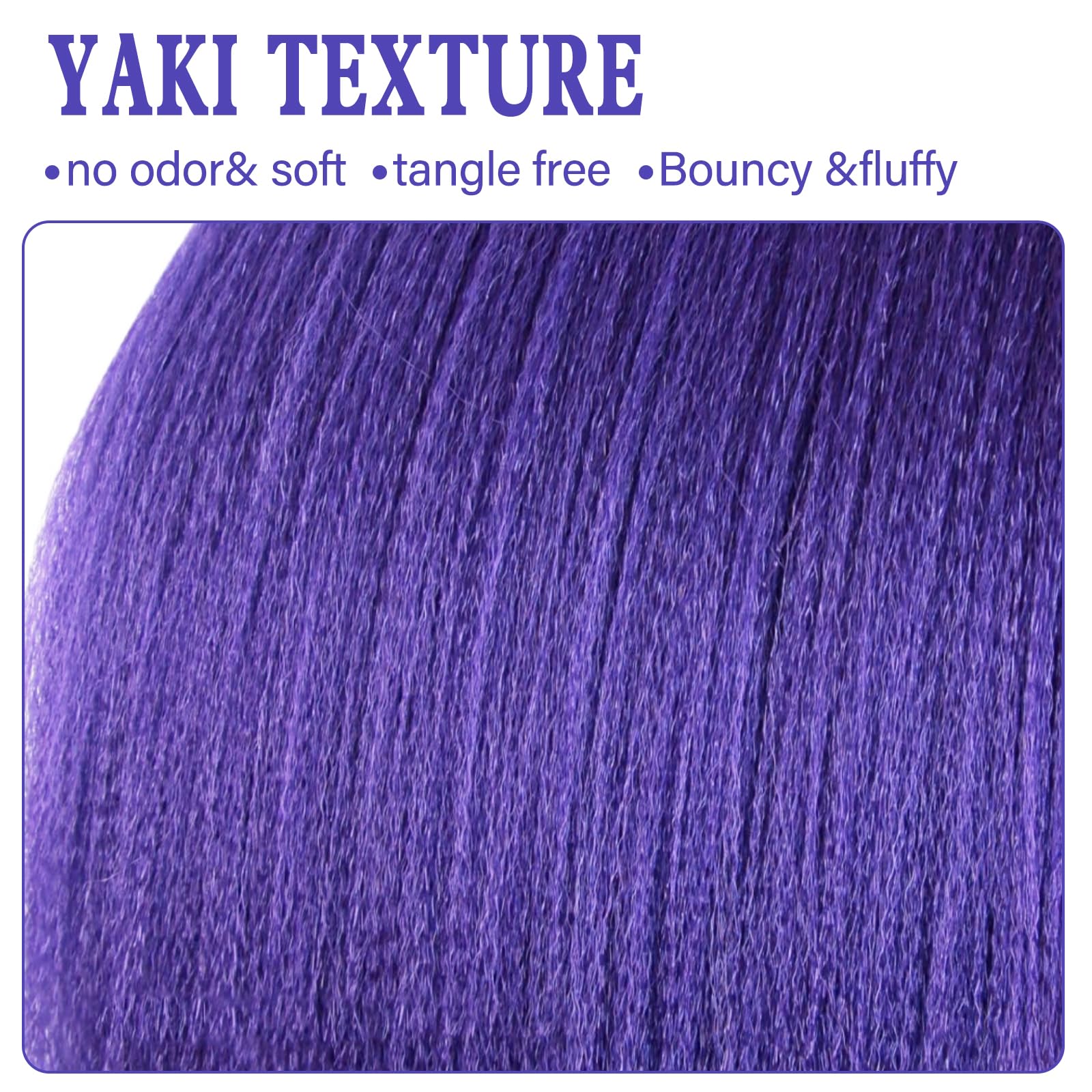 Mebeli purple shade ponytail ideal for cosplay and occasions