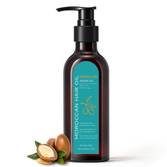 Meborll Moroccan Argan Oil bottle with nourishing shine boost