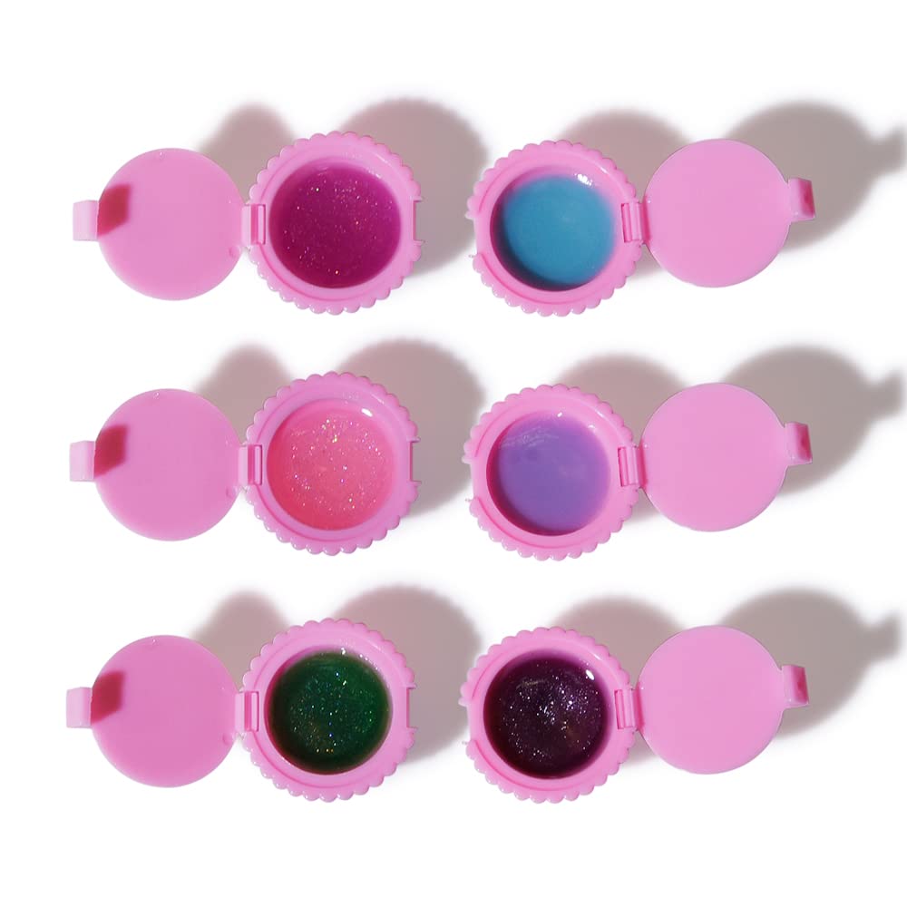 Mebtmel cupcake lip gloss gift set ideal for birthday party favors.