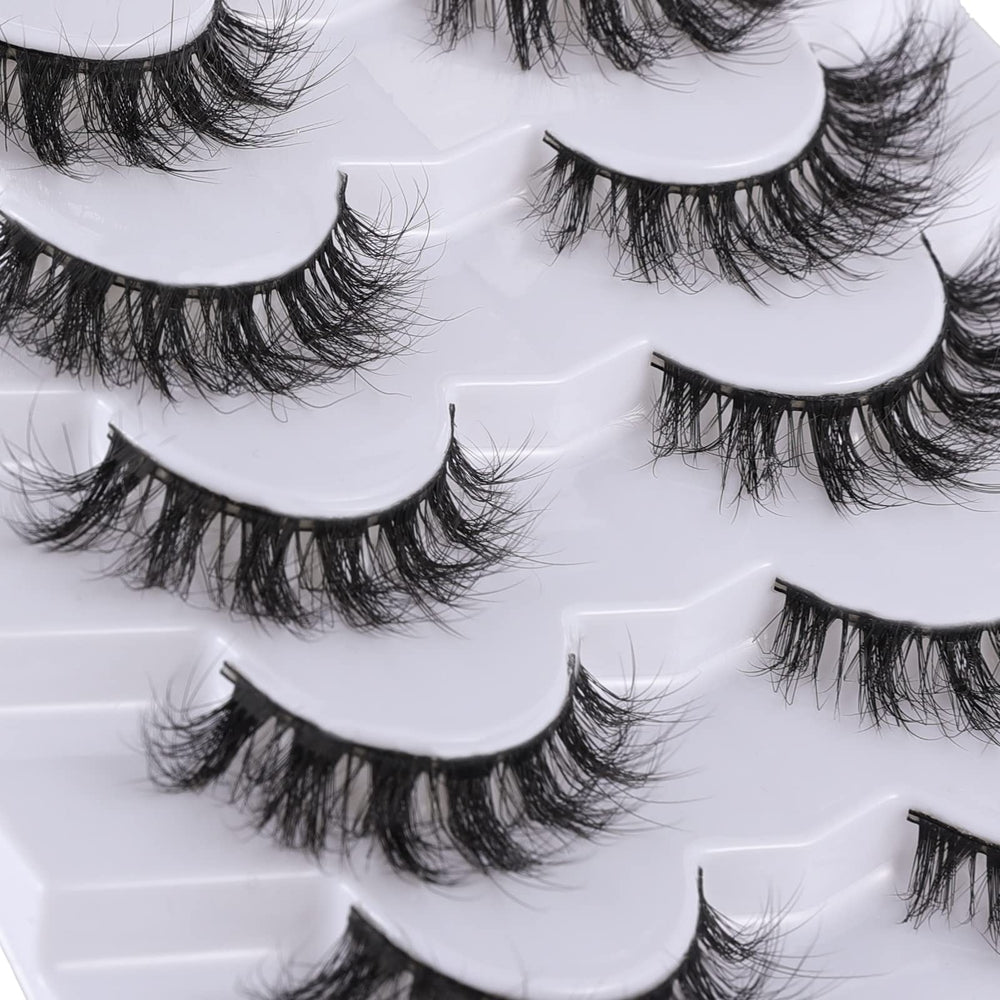 Mebver 8D fluffy wispy lashes with lightweight feel