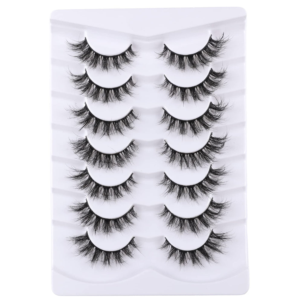 Mebver cat eye false lashes for natural, glamorous daily look