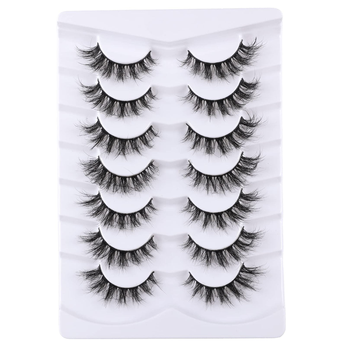 Mebver cat eye false lashes for natural, glamorous daily look