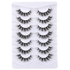 Mebver cat eye false lashes for natural, glamorous daily look