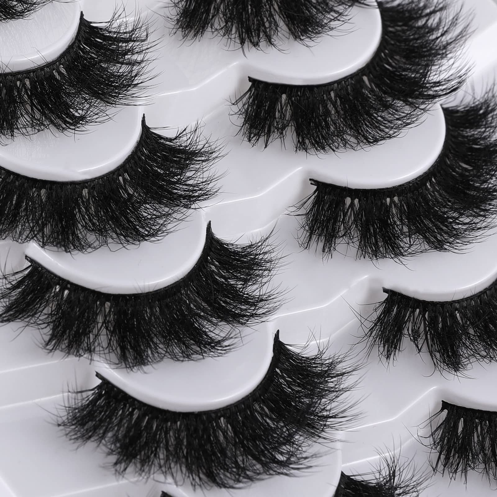Mebver cotton band lashes offer flexible, painless application.