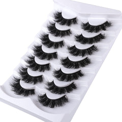 Mebver faux mink lashes deliver lightweight comfort for all day wear.