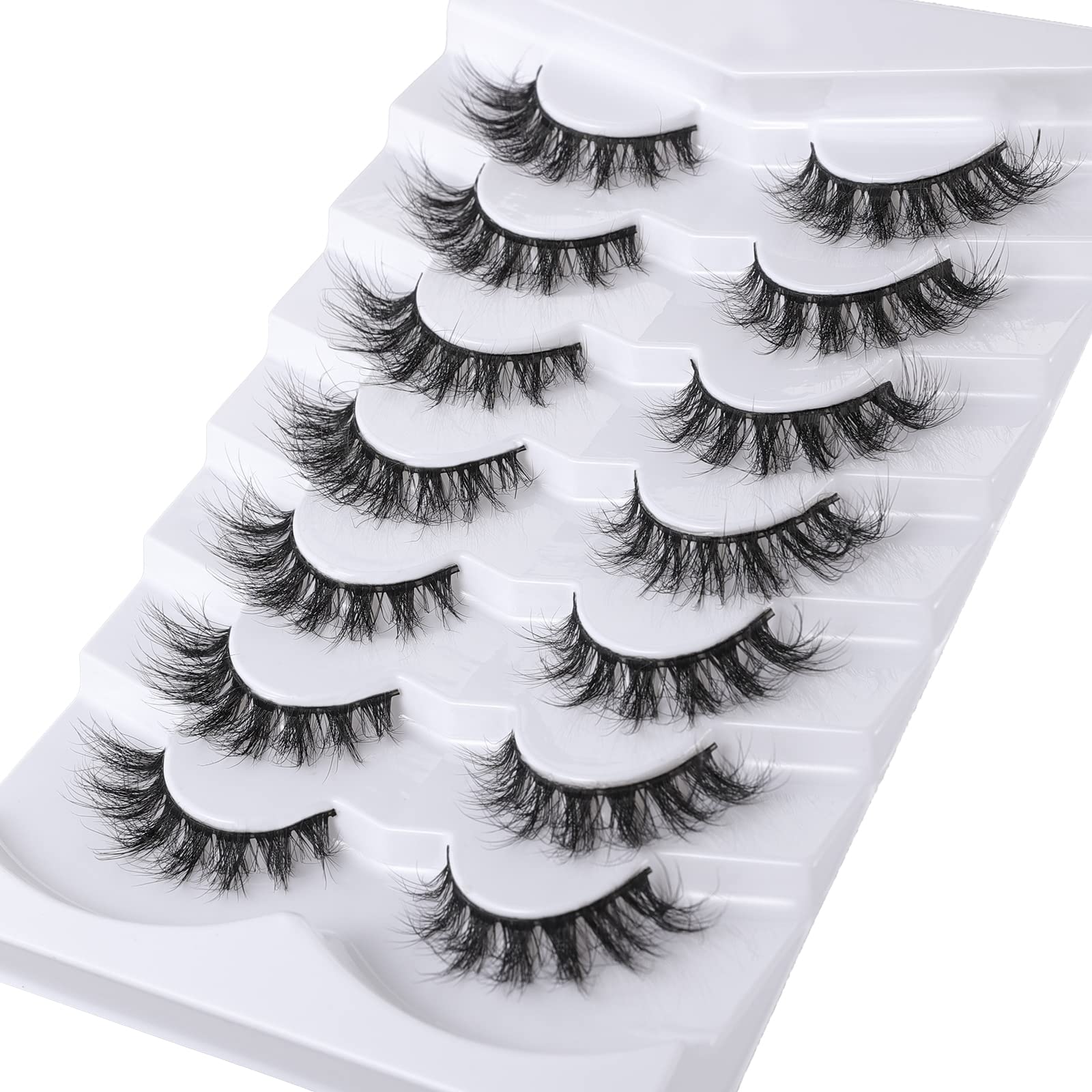 Mebver faux mink lashes with soft band for comfortable wear