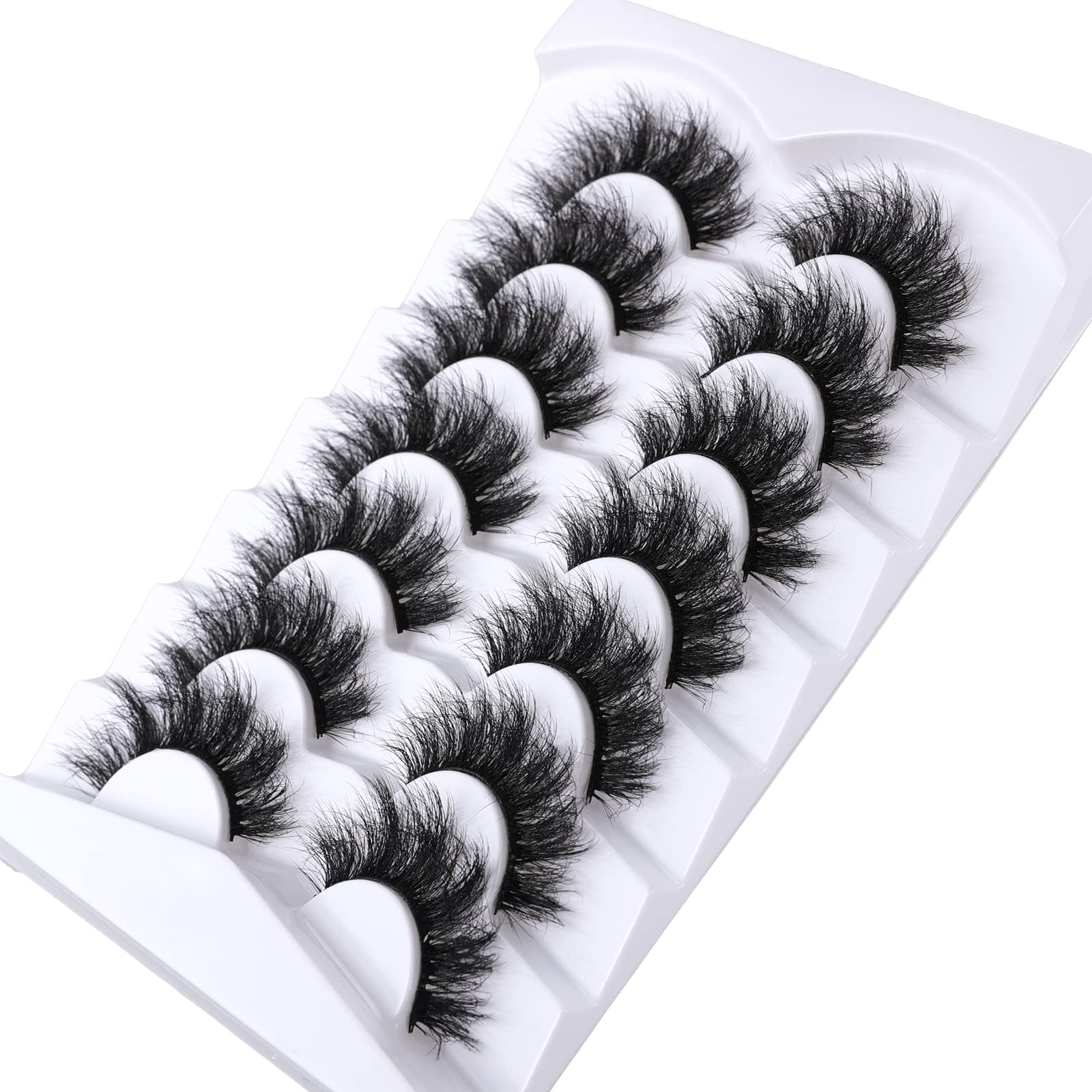 Mebver wispy lashes create a subtle eye-brightening enhancement.