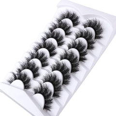 Mebver wispy lashes create a subtle eye-brightening enhancement.