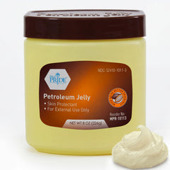 MED PRIDE Cocoa Butter Petroleum Jelly jar closeup for everyday moisture and fragrance