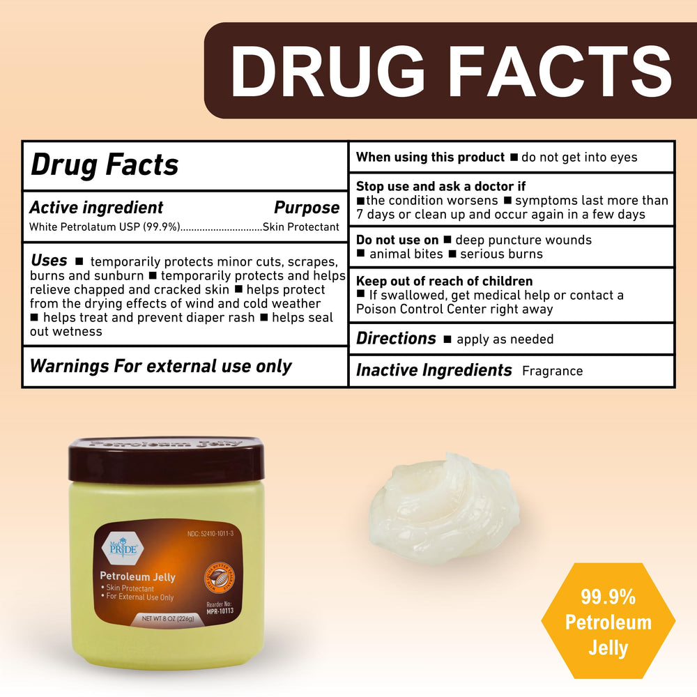 MED PRIDE Cocoa Butter Petroleum Jelly travel jar for on-the-go moisturization