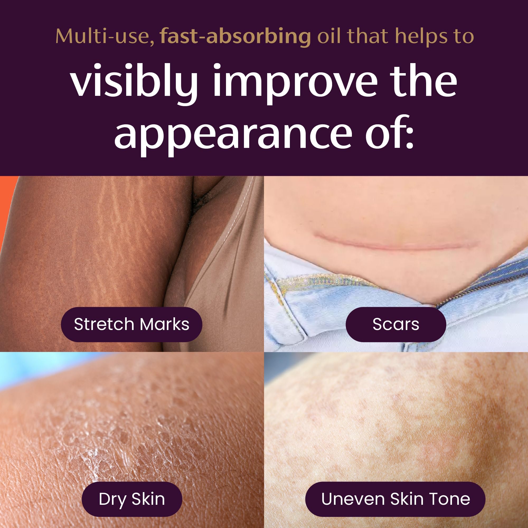 Coconut oil seals in moisture for soft skin.
