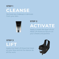 Medi Lift Essential Mask charger and magnetic USB cable for easy charging