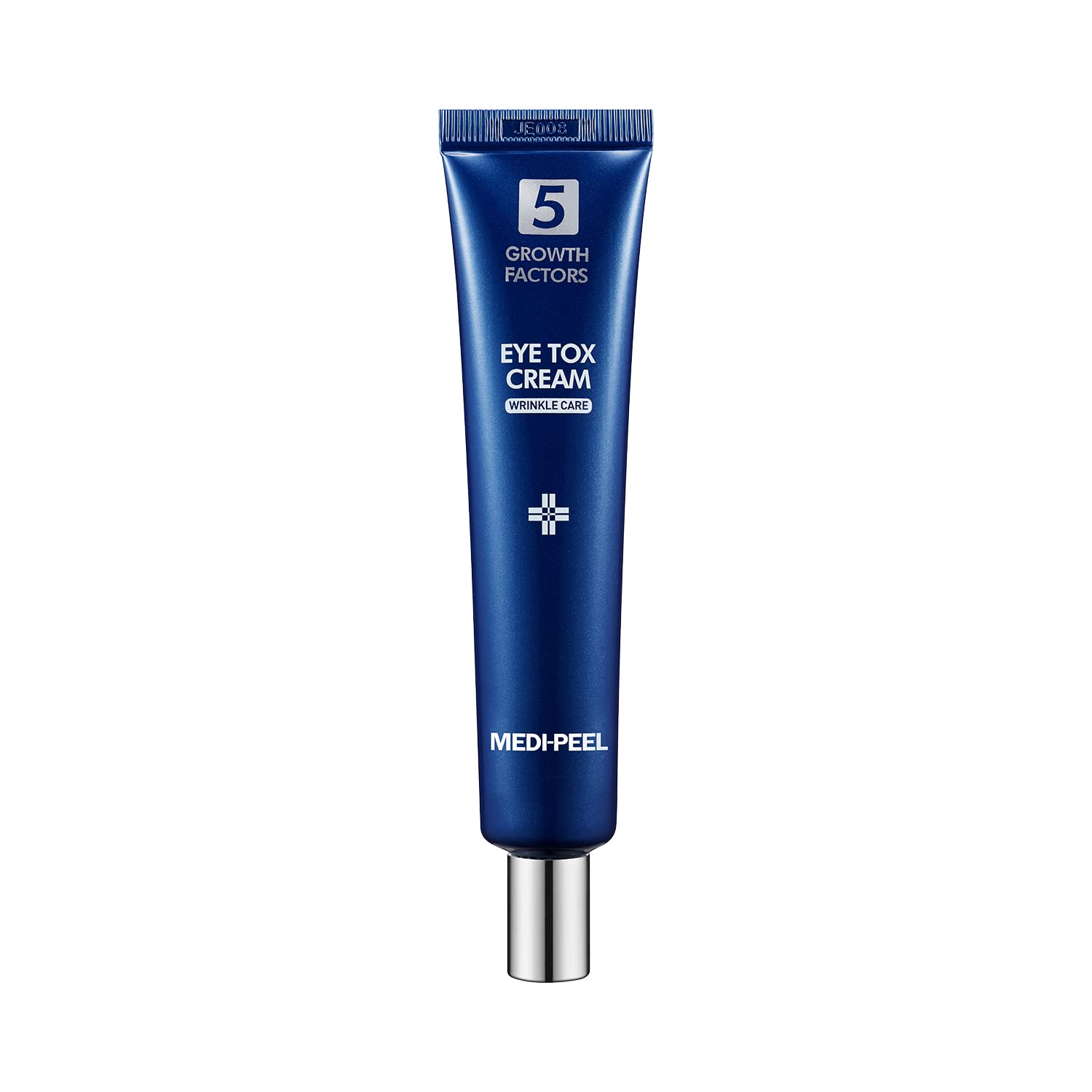 MEDI-PEEL Eye Tox Cream close-up of the tube highlighting anti-wrinkle benefits