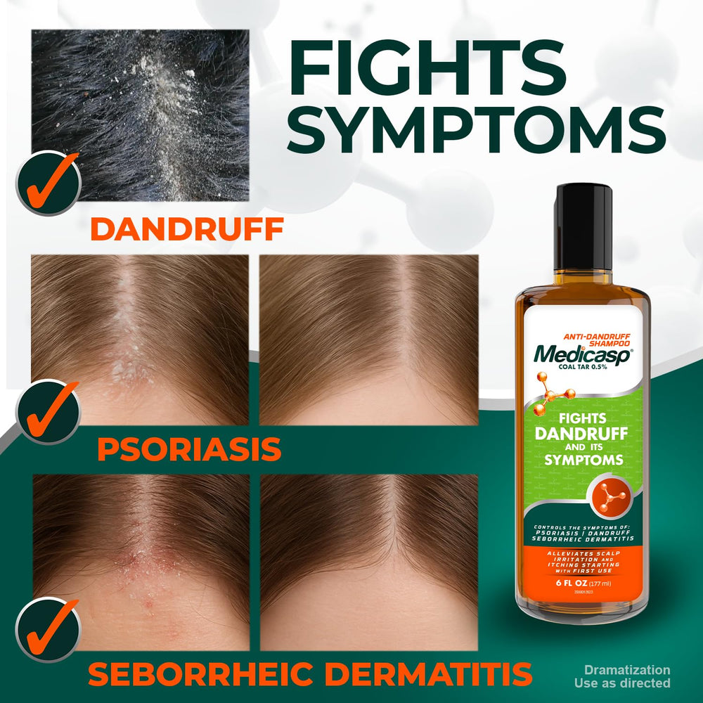Medicasp shampoo lather spreading across the scalp during wash