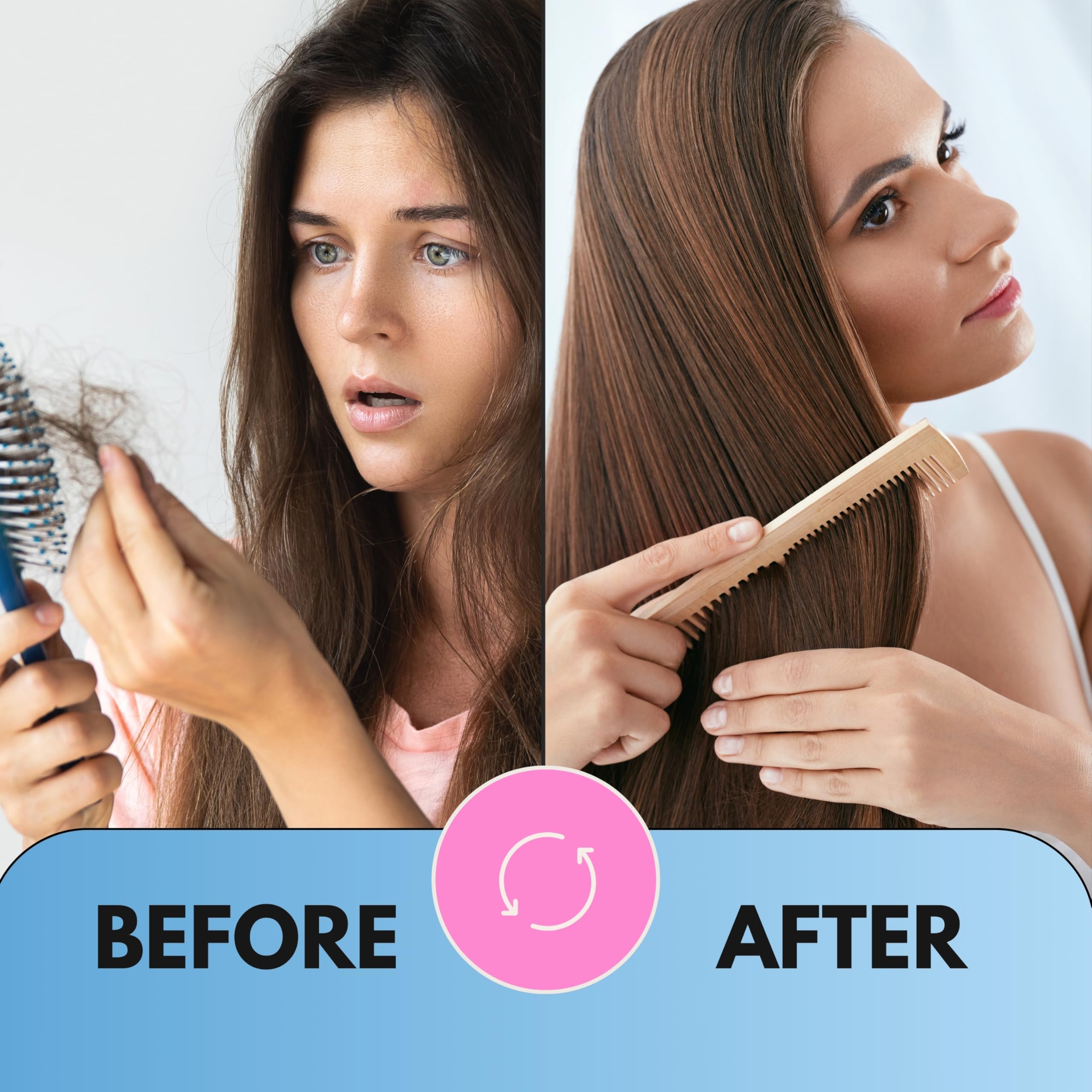 Mediceuticals Folligen shampoo silky hair with weightless rinse.