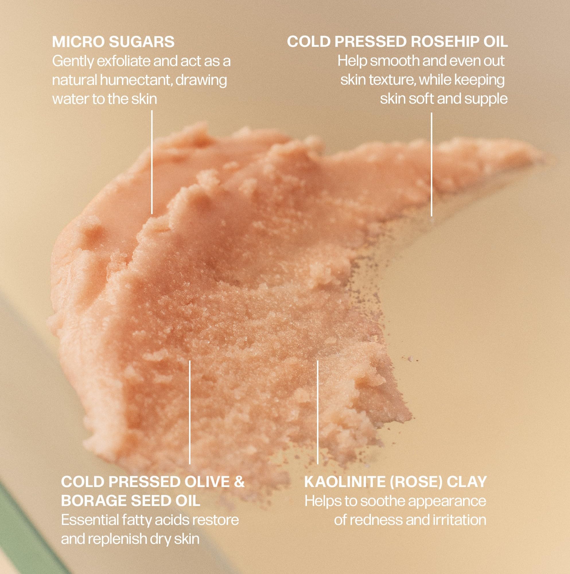 Kaolinite clay particle blend aids cleansing during VMAGIC exfoliation