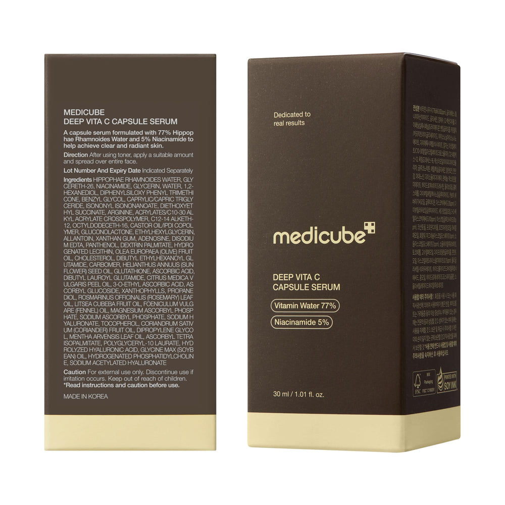Medicube Deep Vitamin C serum daily-use routine setup