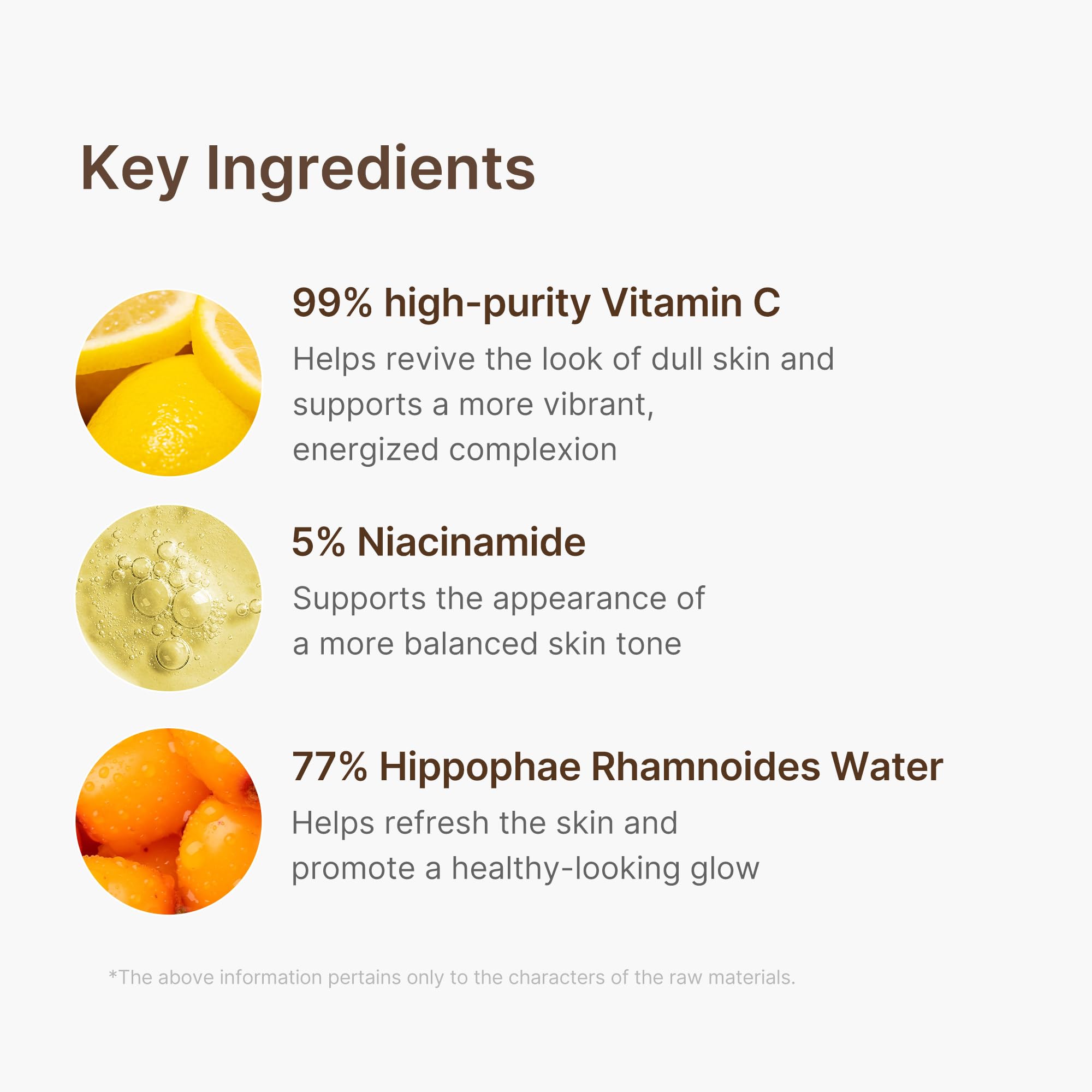 Medicube Deep Vitamin C serum swatch demonstrating quick absorption