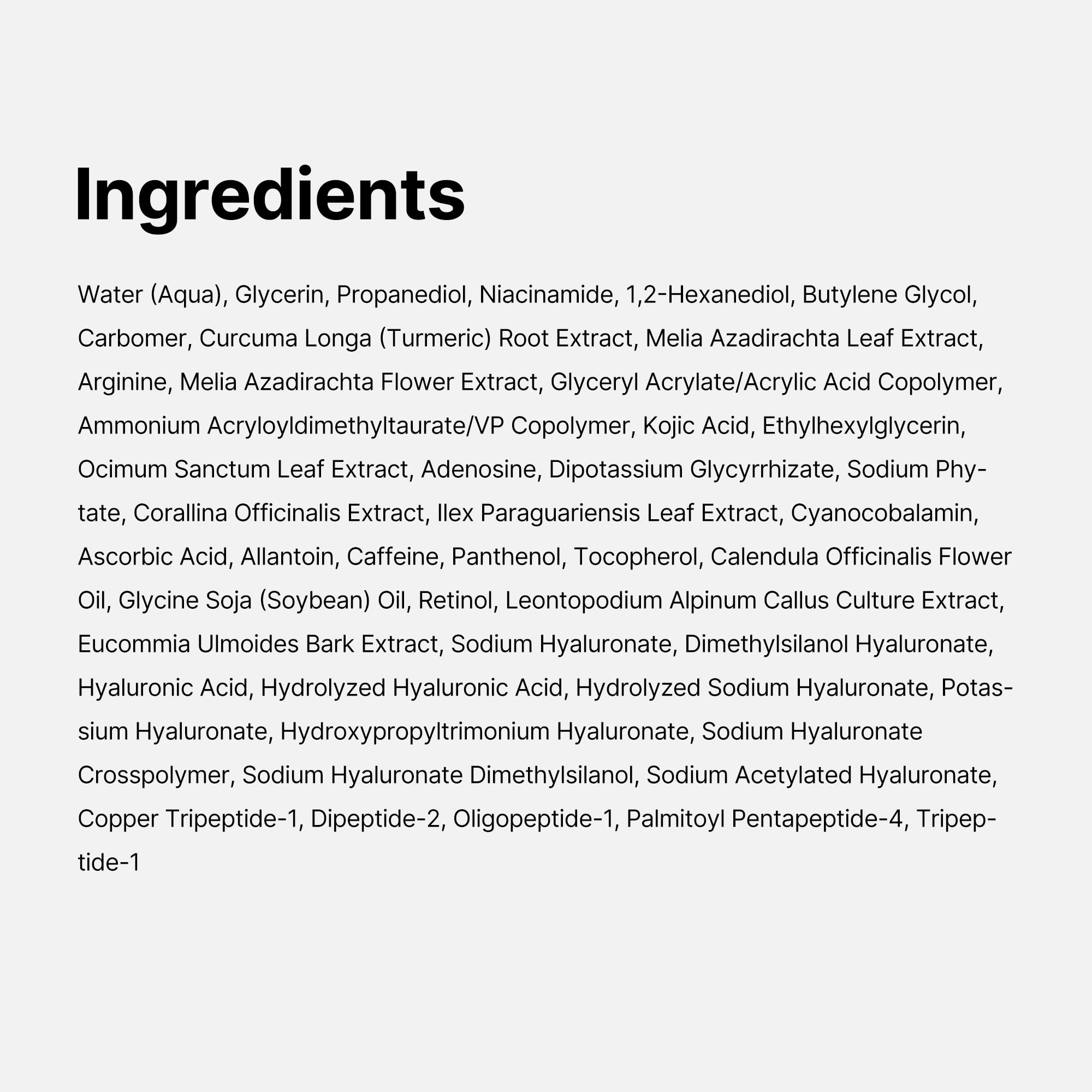 Medicube Eye Serum gel texture on skin indicates lightweight hydration