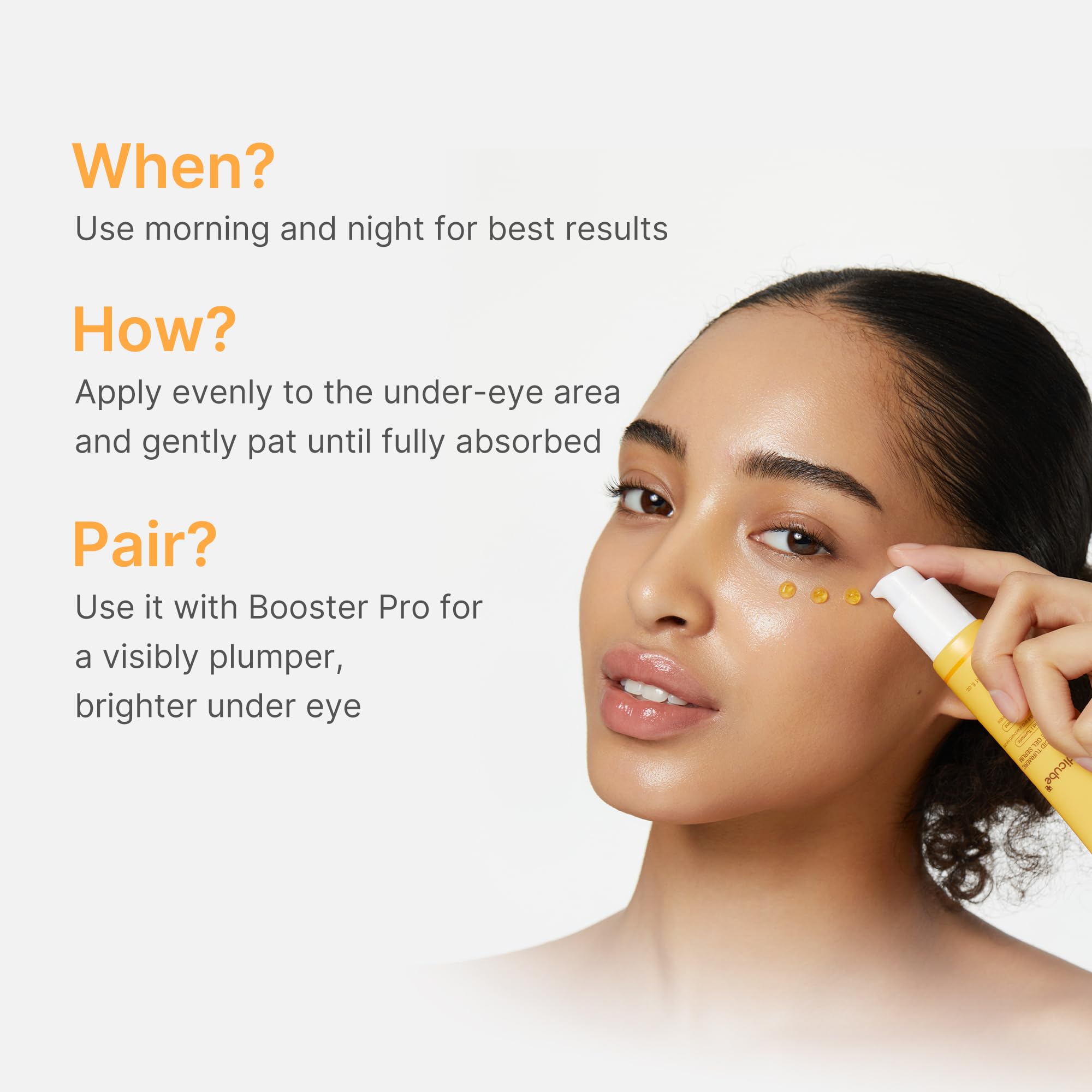 Medicube Eye Serum vitamin C highlight for radiant under-eye glow