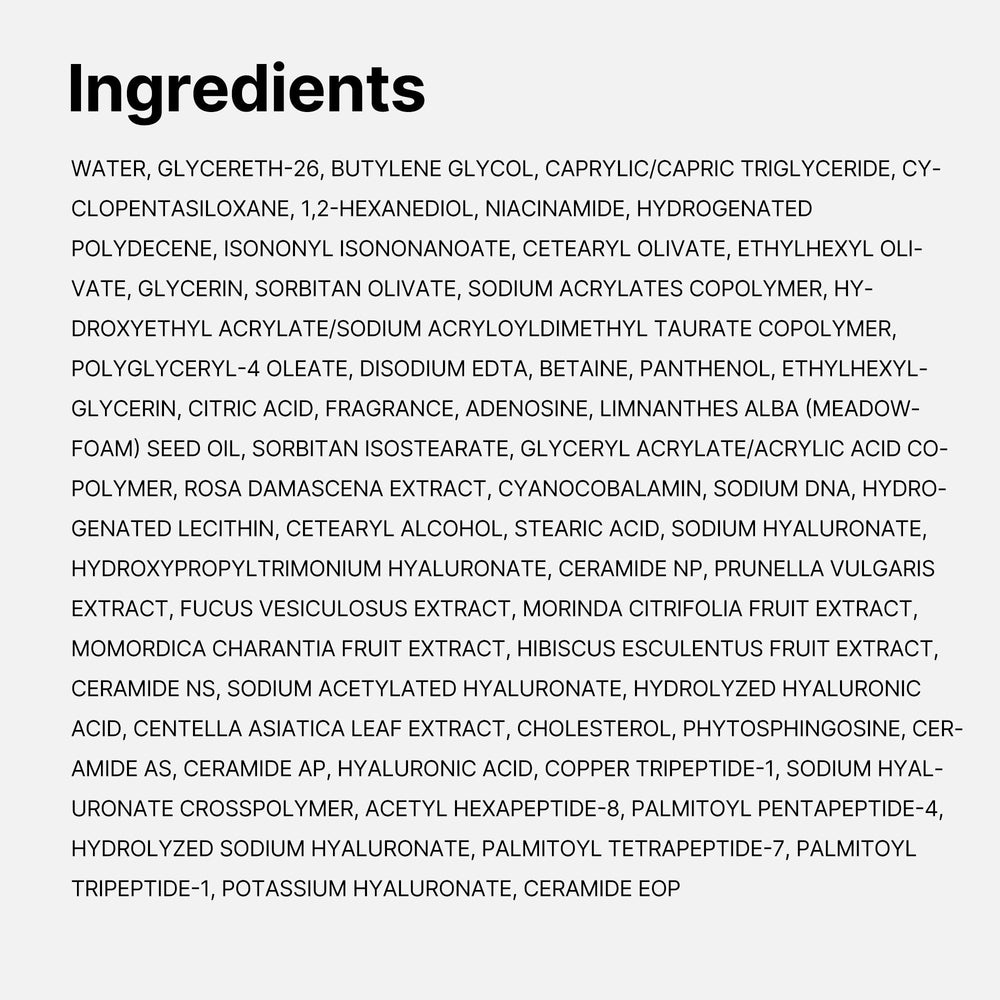 Medicube PDRN Pink Hyaluronic Cream on skin showing barrier-friendly hydration.