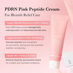 Medicube PDRN Pink Hyaluronic Cream open jar shows creamy texture for easy application.