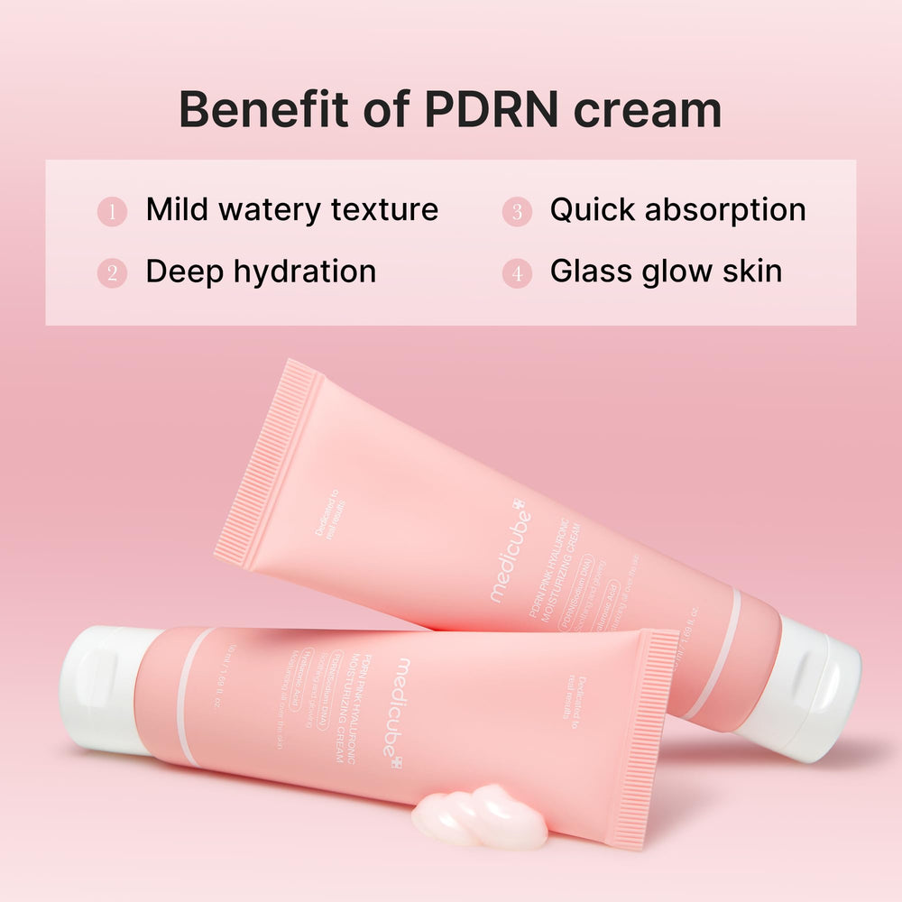 Medicube PDRN Rose DNA emblem closeup hints at restorative skincare benefits.
