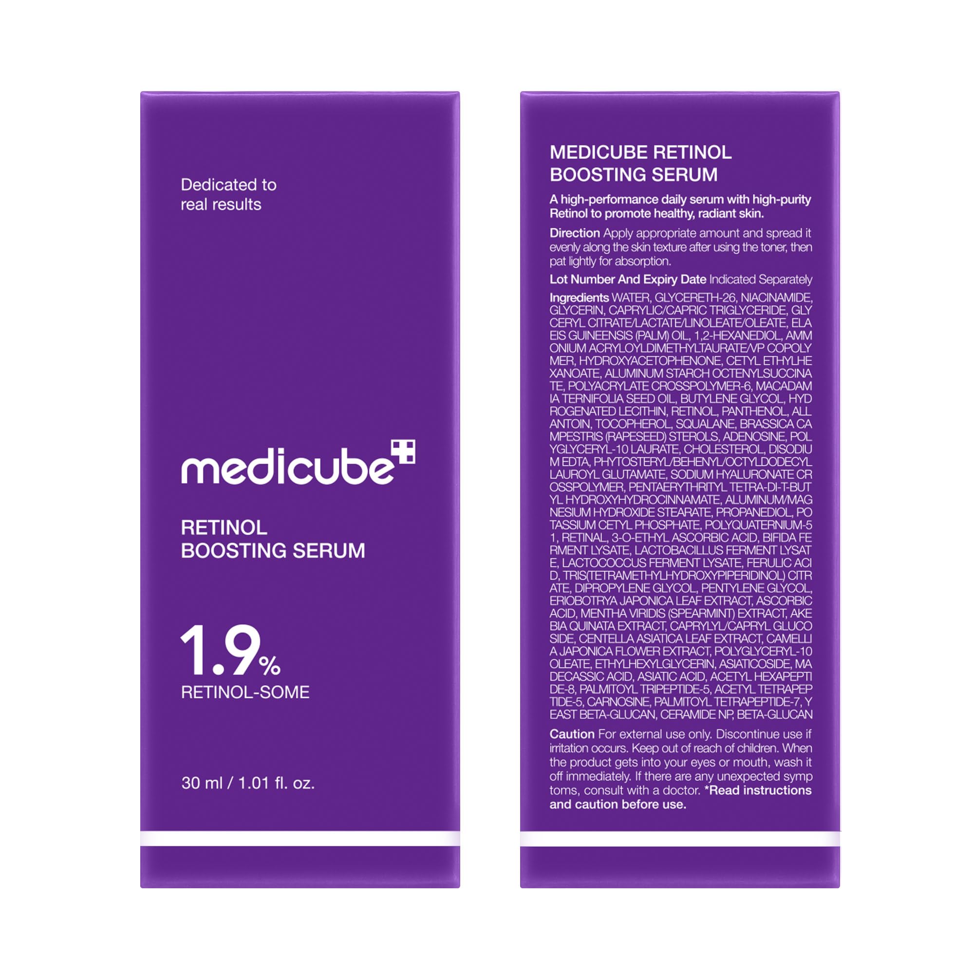 Medicube Retinol Boosting Serum glow after use hints radiant skin