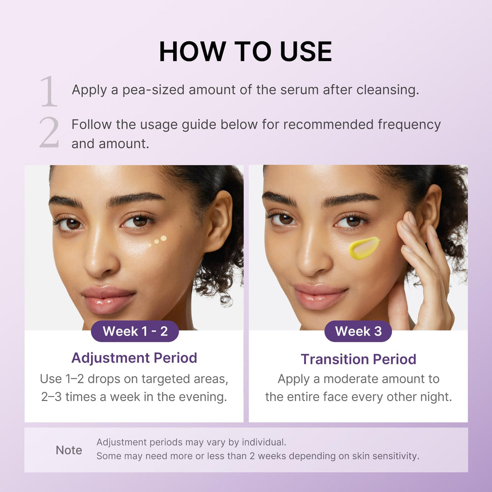Medicube Retinol Boosting Serum setup for a night routine on the sink.