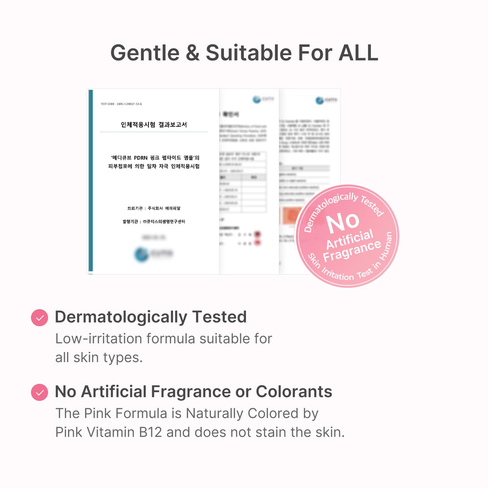 Medicube Rose PDRN packaging front view with clean, premium aesthetics.