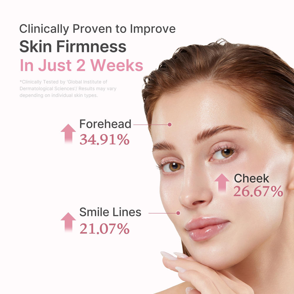 Medicube Rose PDRN glow close-up illustrating radiant skin potential.