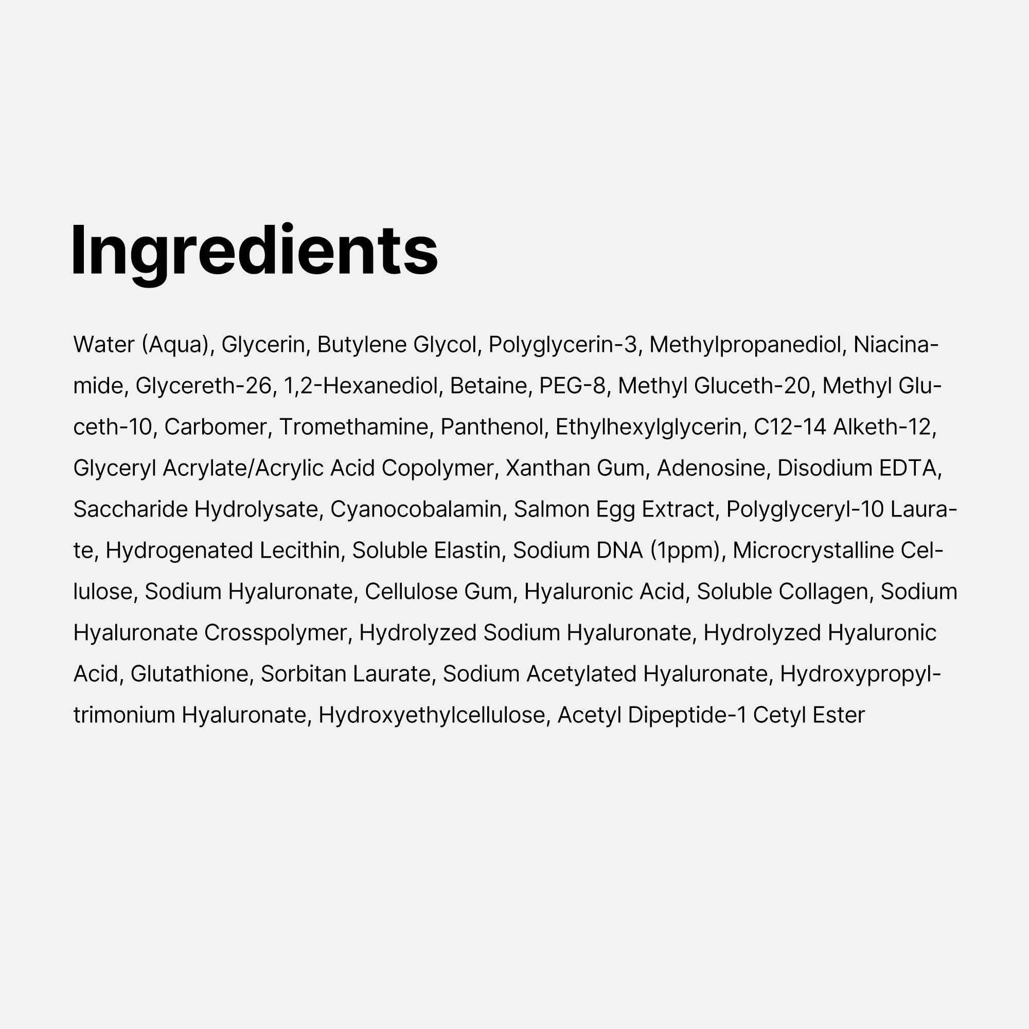 Label emphasizes 99% high-purity salmon DNA PDRN.