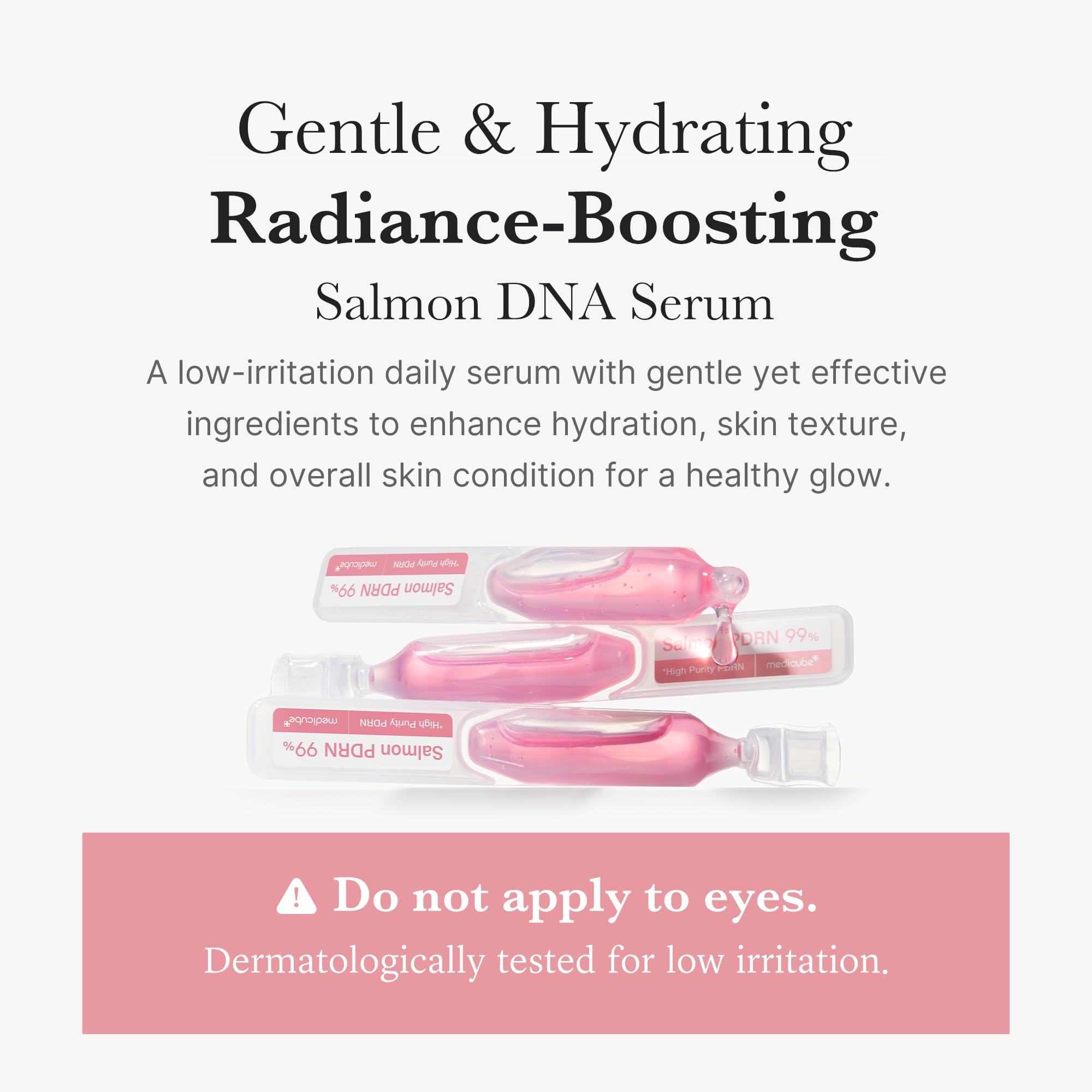 Serum texture close-up reveals a lightweight hydrating consistency.