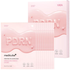 Medicube Salmon DNA PDRN pink sheet mask pack for deep hydration