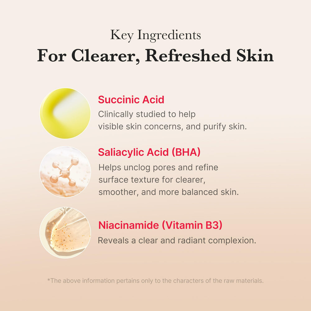 Medicube Toner Pads on the face demonstrating gentle exfoliation for clearer skin