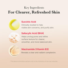 Medicube Toner Pads on the face demonstrating gentle exfoliation for clearer skin