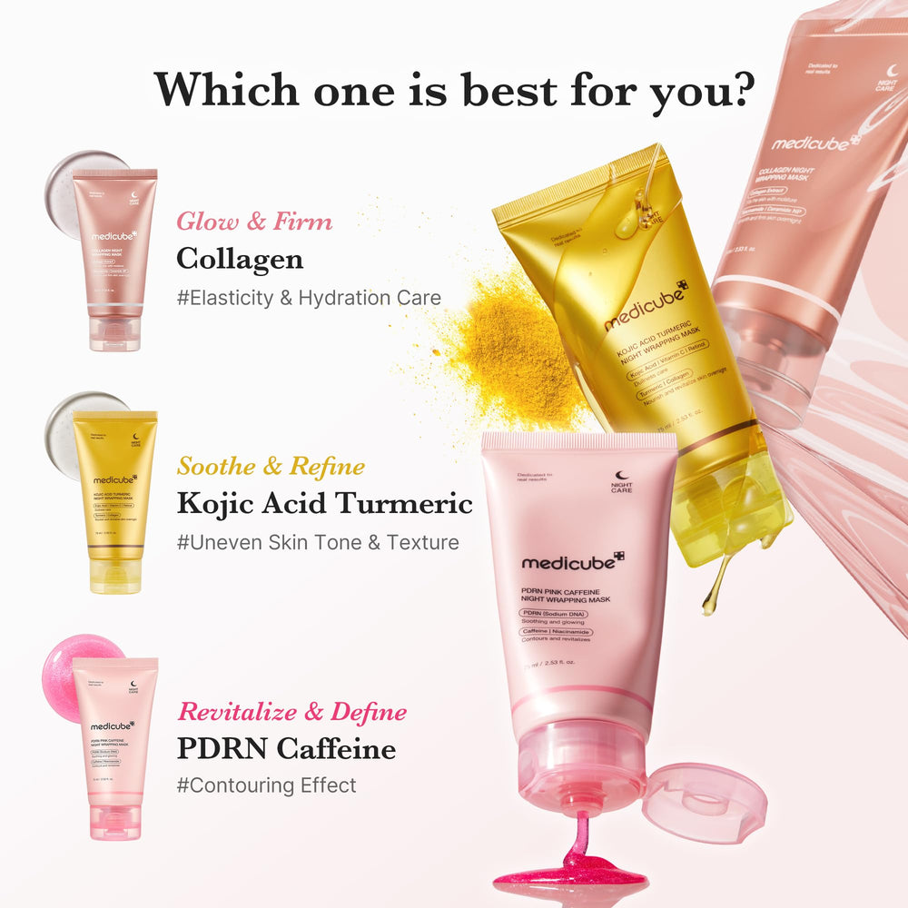 Medicube Wrapping Mask after two weeks shows improved elasticity and moisture retention.