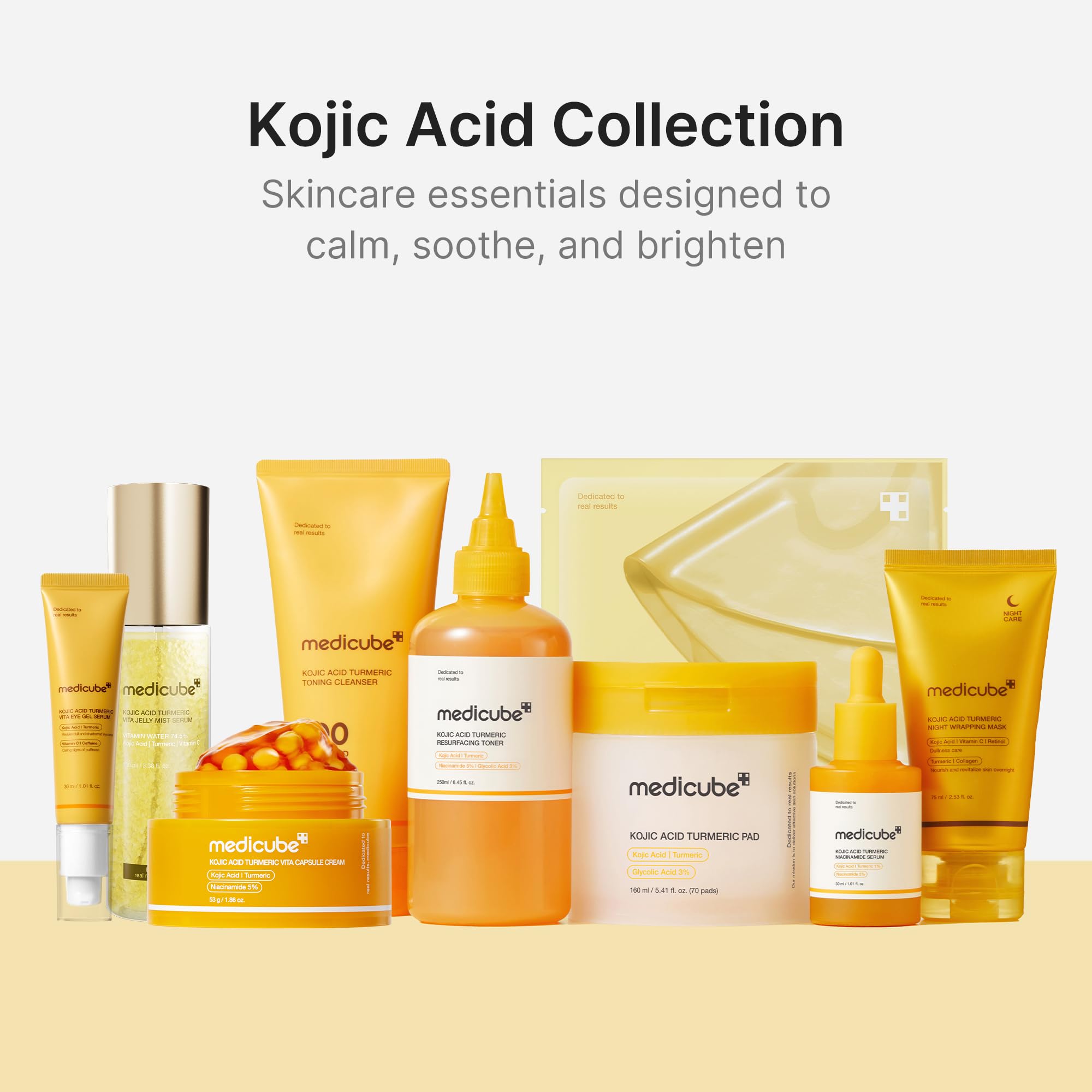 Medicube packaging close-up highlights premium Korean skincare