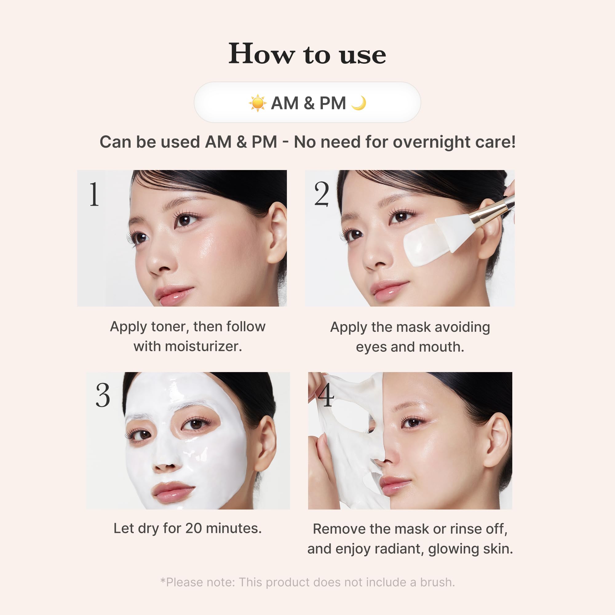 Medicube Wrapping Mask peel-off reveals a luminous, non-sticky finish.
