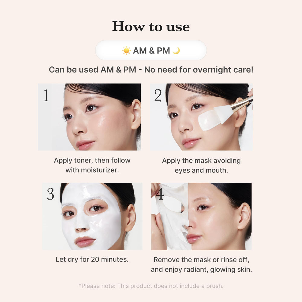 Medicube Wrapping Mask peel-off reveals a luminous, non-sticky finish.