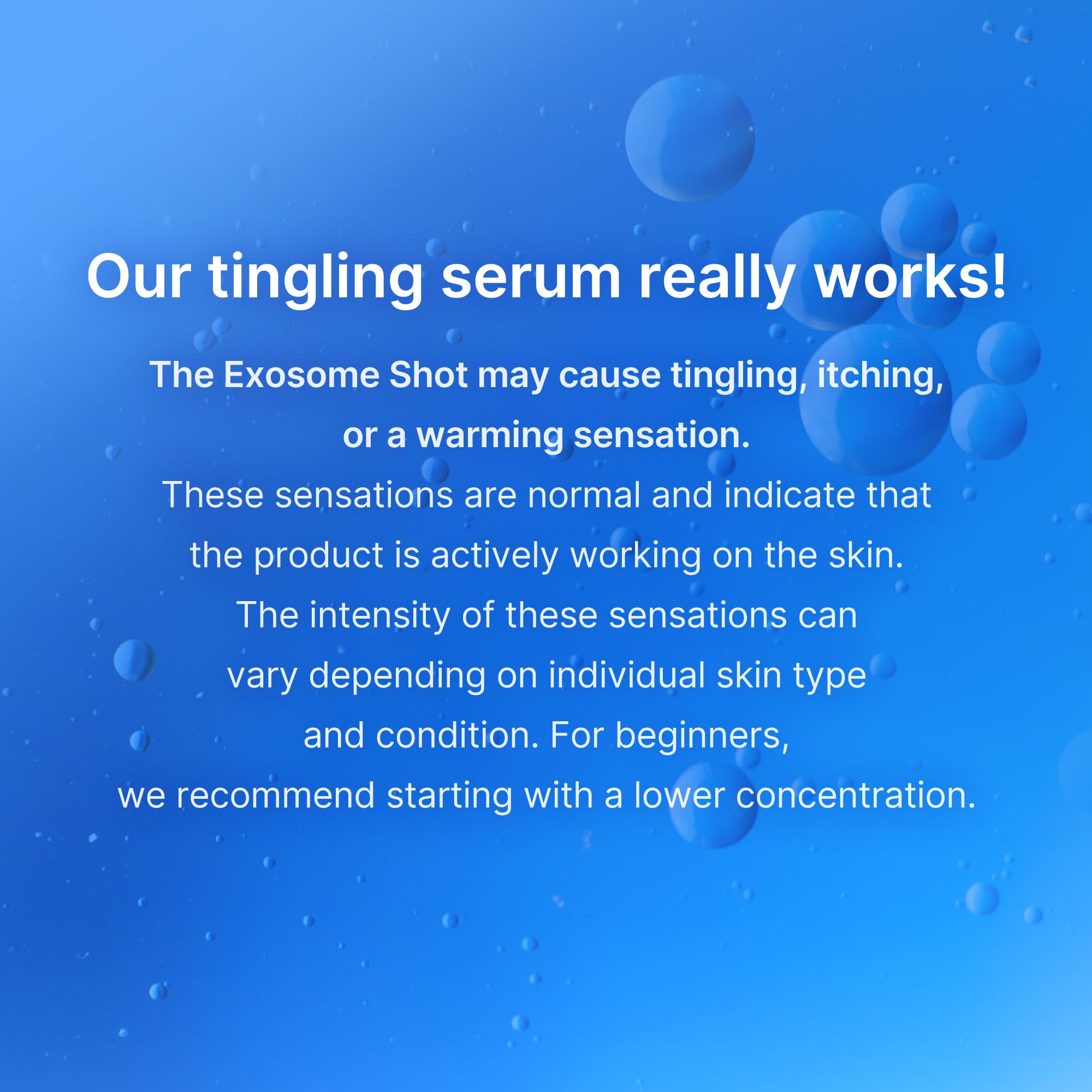 Medicube Zero Exosome Shot label close-up with key benefits.