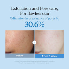 Medicube Zero Pore Toner blue bottle on sink for daily pore care